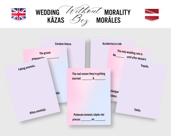 KĀZAS BEZ MORĀLES kāršu spēle